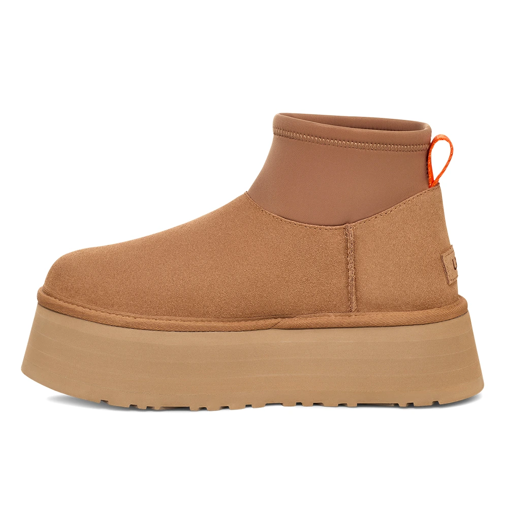 Женские угги Ugg Classic Mini Dipper Chestnut цена 12 963 Руб. фото и описание в каталоге сайта ugg-boom.ru — фото 3
