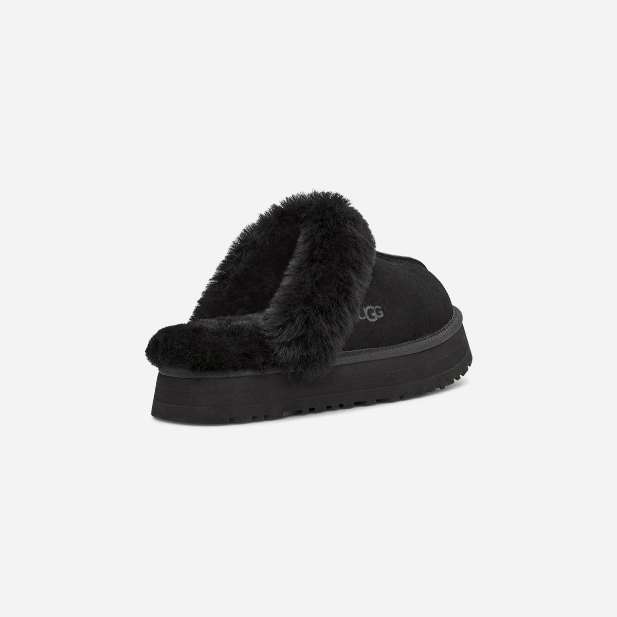 Женские тапочки Ugg Slippers Disquette Black цена 10 145 Руб. фото и описание в каталоге сайта ugg-boom.ru — фото 4