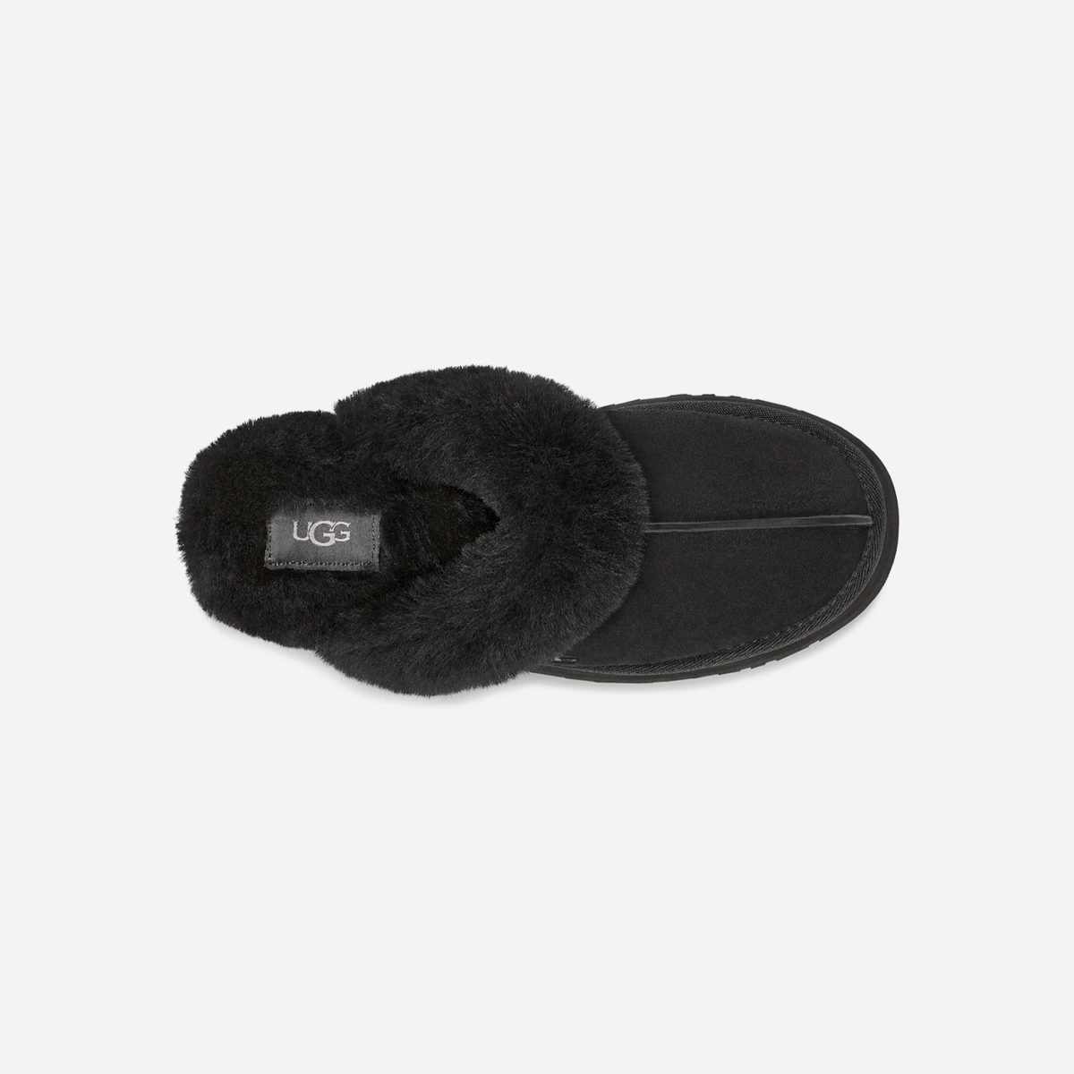 Женские тапочки Ugg Slippers Disquette Black цена 10 145 Руб. фото и описание в каталоге сайта ugg-boom.ru — фото 5