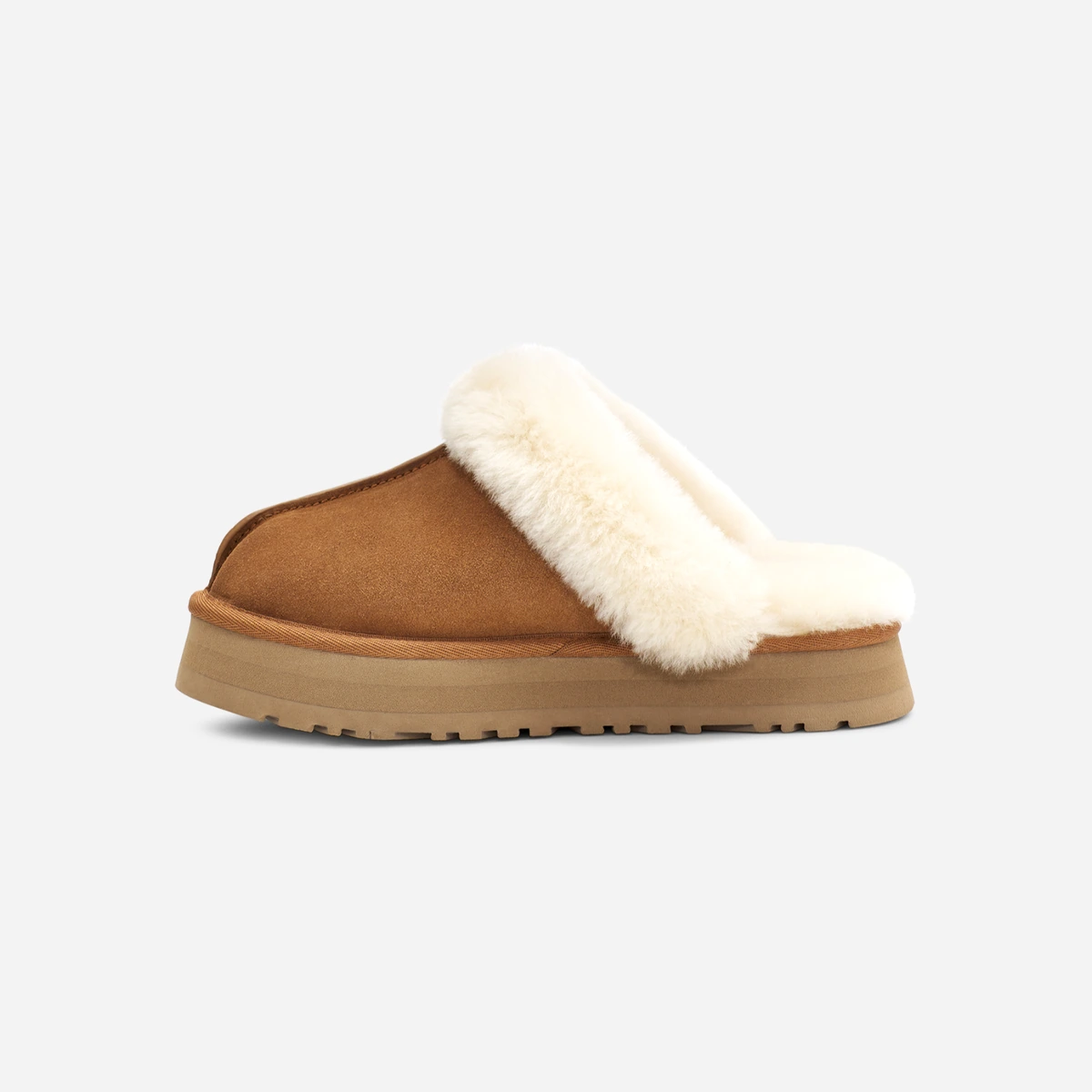 Женские тапочки Ugg Slippers Disquette Chestnut цена 9 842 Руб. фото и описание в каталоге сайта ugg-boom.ru — фото 3