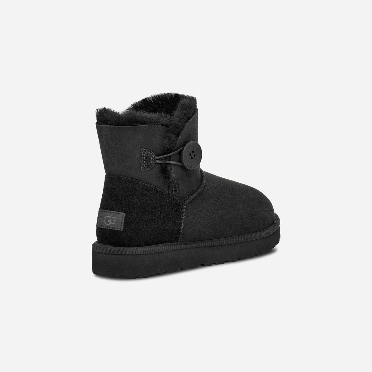 Женские угги Ugg Mini Bailey Button II Black цена 9 000 Руб. фото и описание в каталоге сайта ugg-boom.ru — фото 4