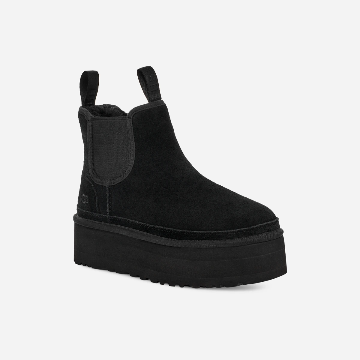 Женские ботинки Ugg Neumel Platform Chelsea Black цена 11 000 Руб. фото и описание в каталоге сайта ugg-boom.ru — фото 2